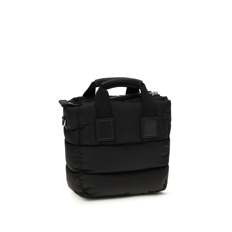 Black polyamide handbag-null