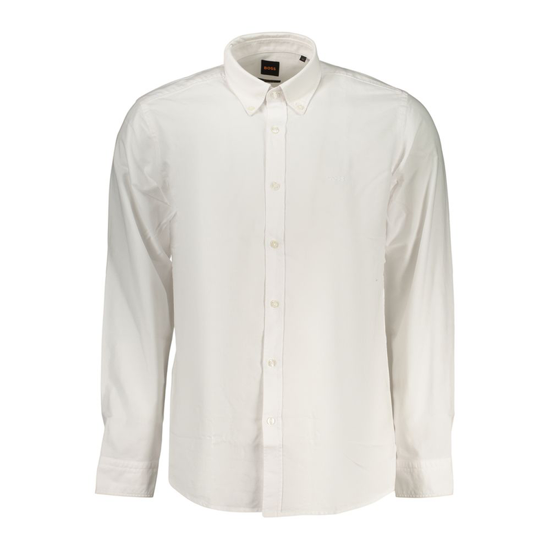 White cotton men's shirt-null