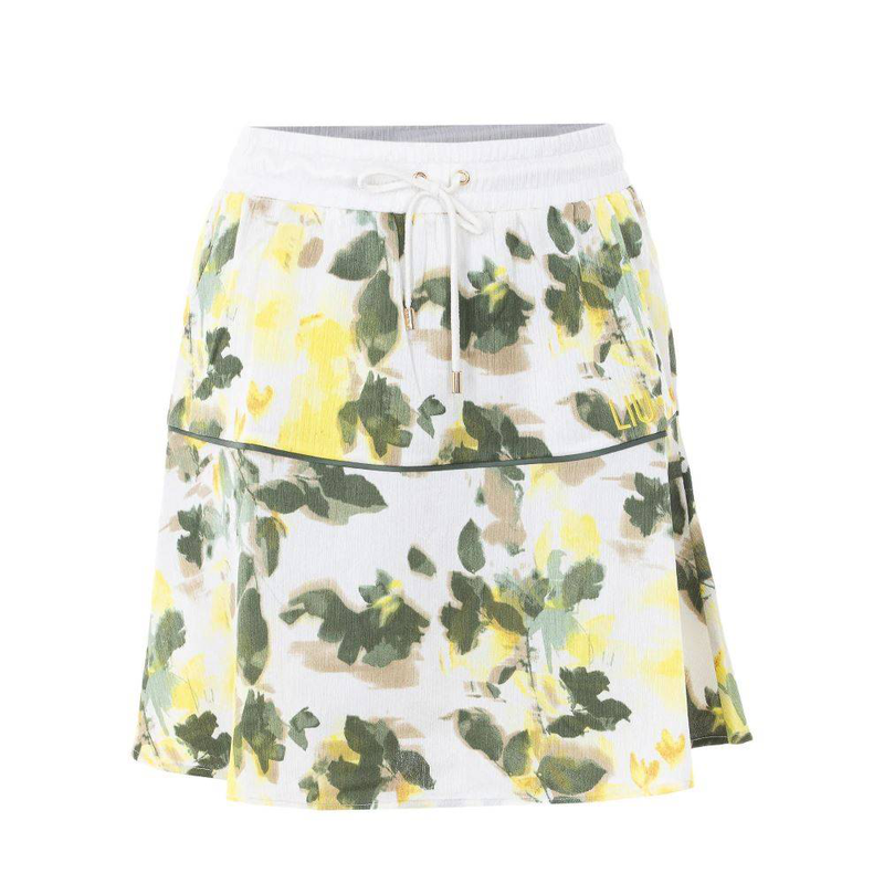 Floral print skirt-null