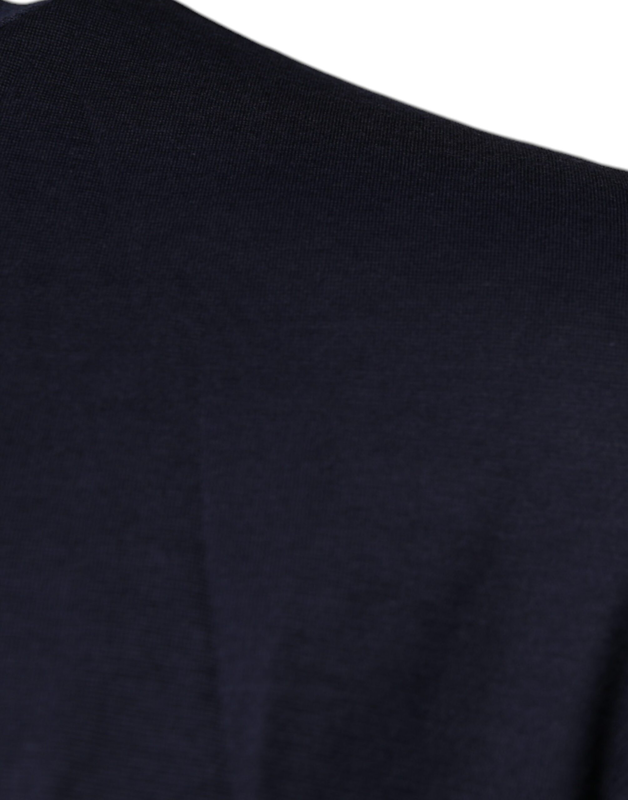 Blue D&G king of love cotton crew neck t-shirt-null