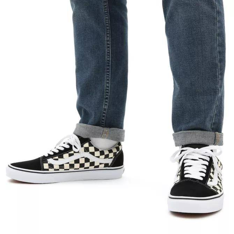 Primary check old skool shoes-null
