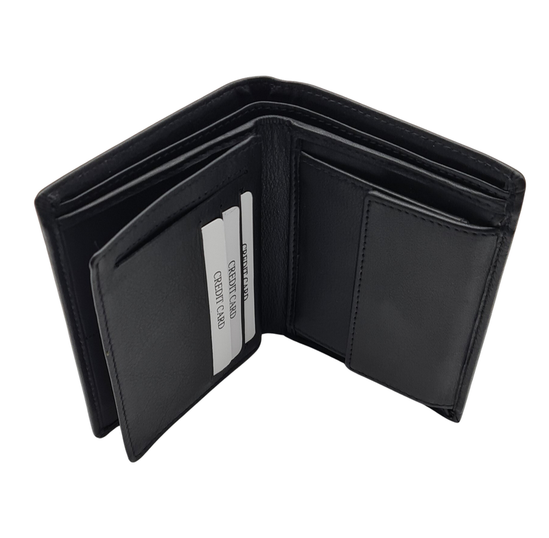 Design men leather wallet with rfid-null