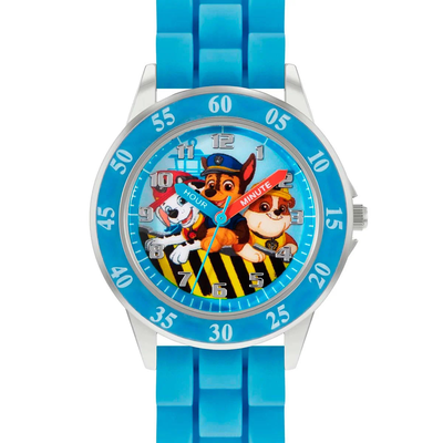 Paw patrol blue silicone strap watch, , medium