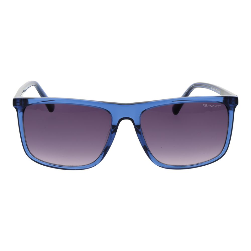 Blue plastic sunglasses-null