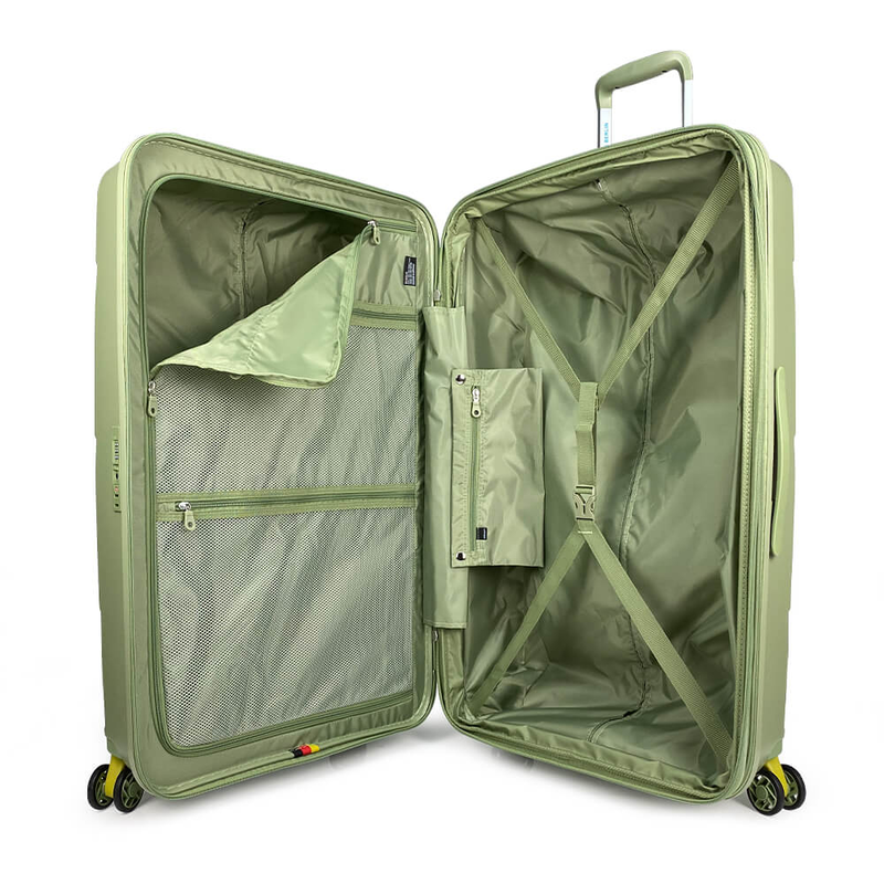 Bg berlin - zip² xlarge size (4 wheel), double security zipper, 80cm/30in luggage / suitcase-null