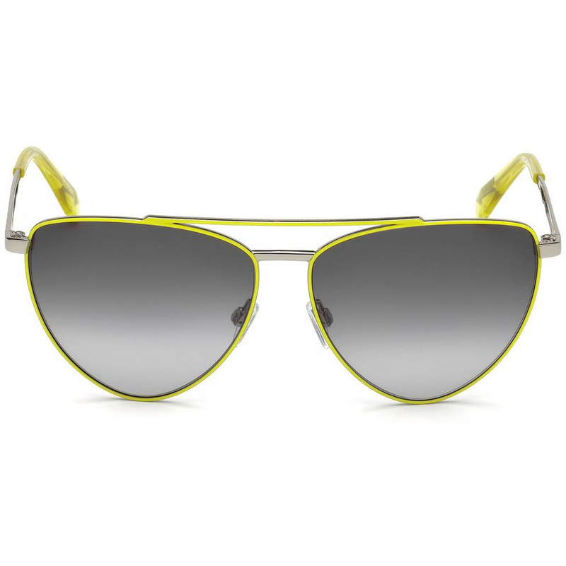 Yellow metal sunglasses-null