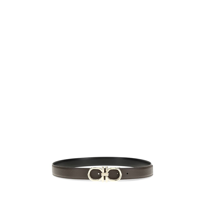 Brown calf leather bos taurus regular belt-null