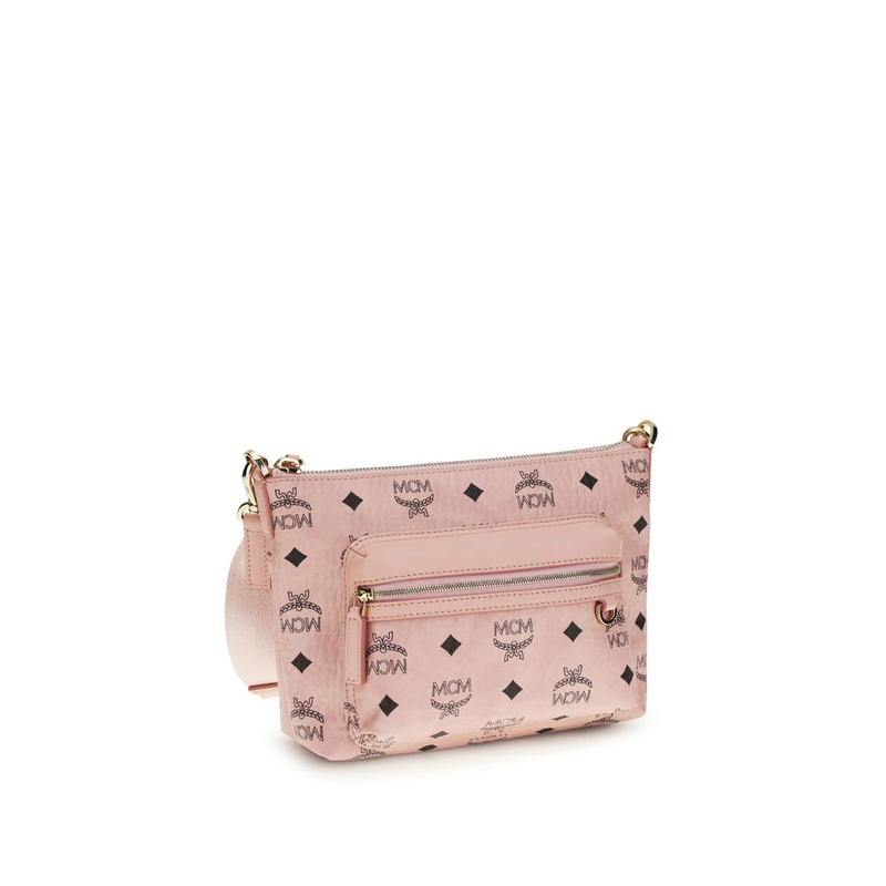 Multicolor fabric shoulder bag-null
