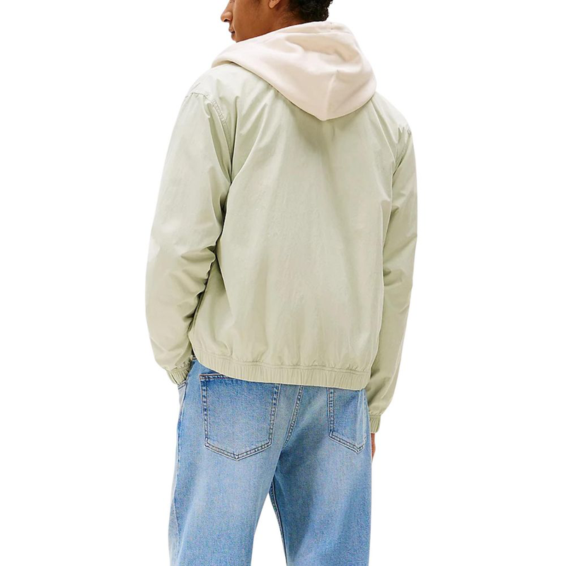 Bicolor recycled polyamide bomber-null