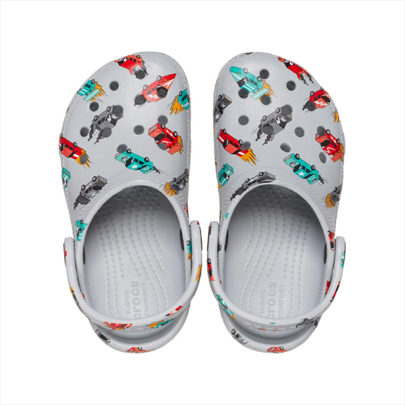 Crocs infant classic race cars graphic clog-null