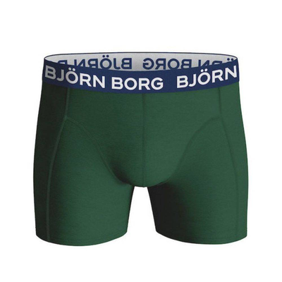 Cotton stretch boxer 1 pack, Green, medium
