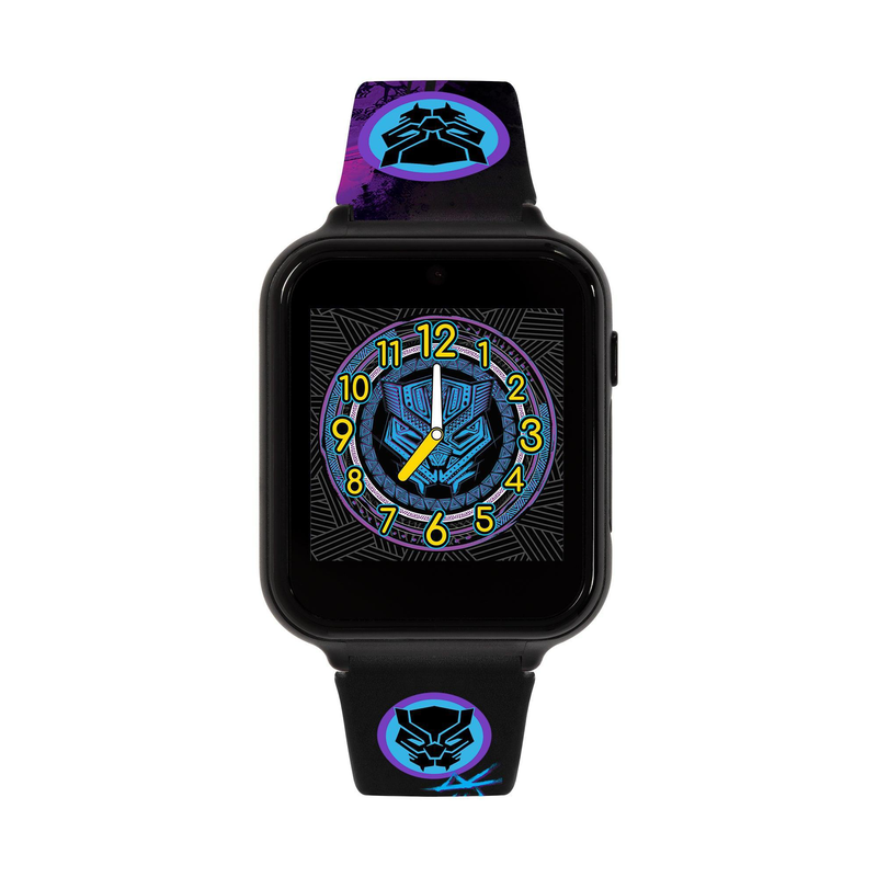 Black panther interactive silicon strap kids' watch-null