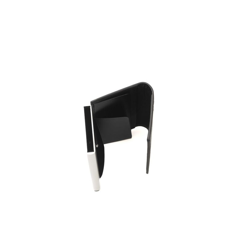 Black calfskin men's wallet-null