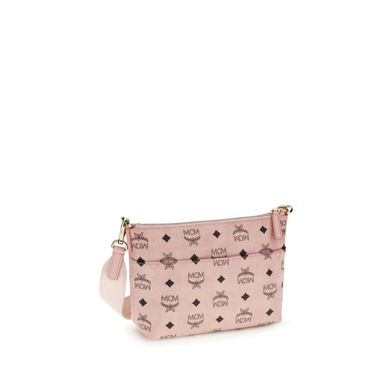 Multicolor fabric shoulder bag-null