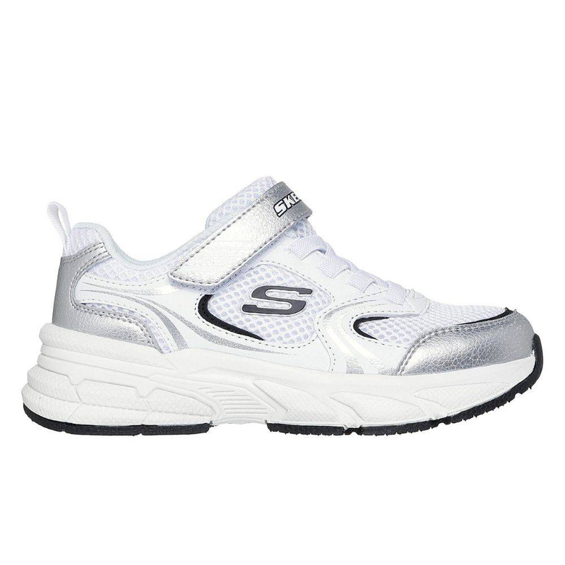 Retro-graph pu/mesh kids shoes-null