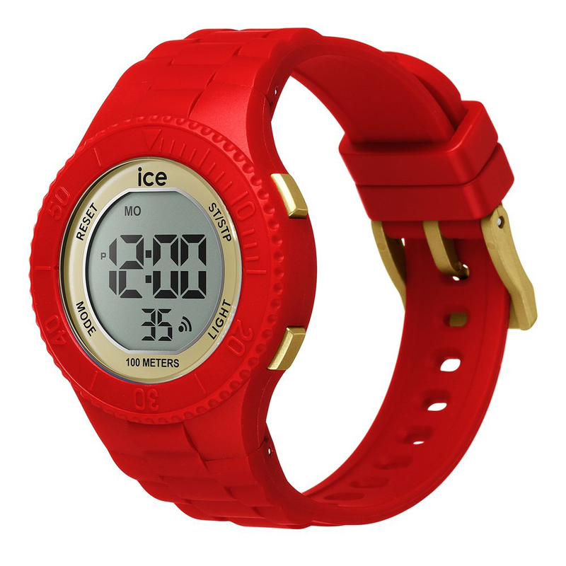 Multicolor synthetic digital watch-null