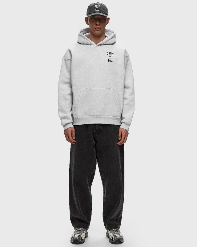 Obey posse extra heavy hood fleece-null