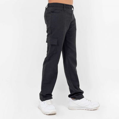 School pants full elastic on the waist #17256