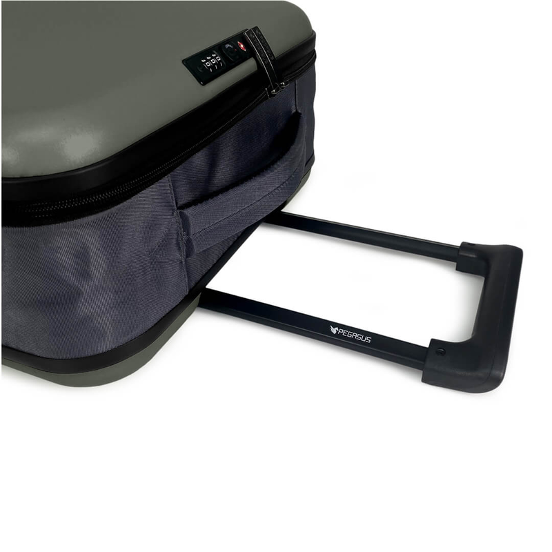 Product image: Bg berlin x pegasus - easypack, foldable cabin size/carry-on (4 wheel) 55cm/20in luggage 10kg suitcase - mint-null