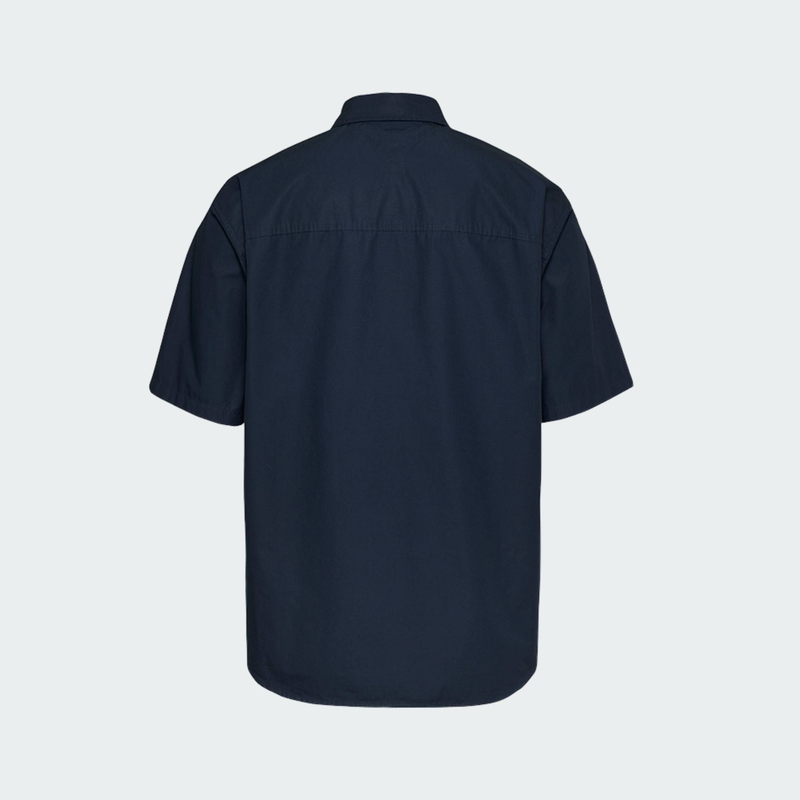 Mens easy poplin overshirt-null