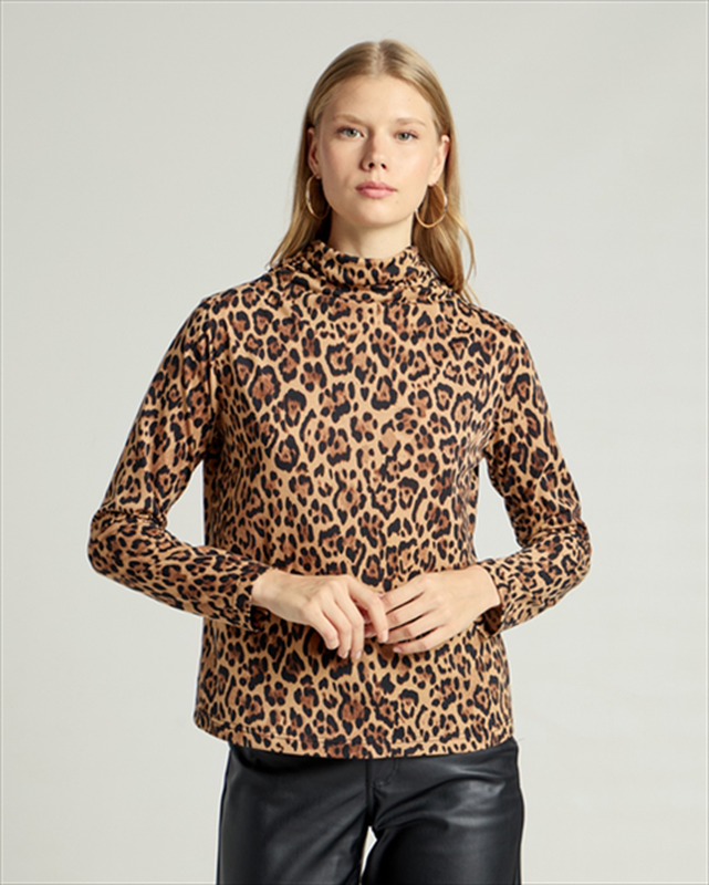 Blouse animal print image number null