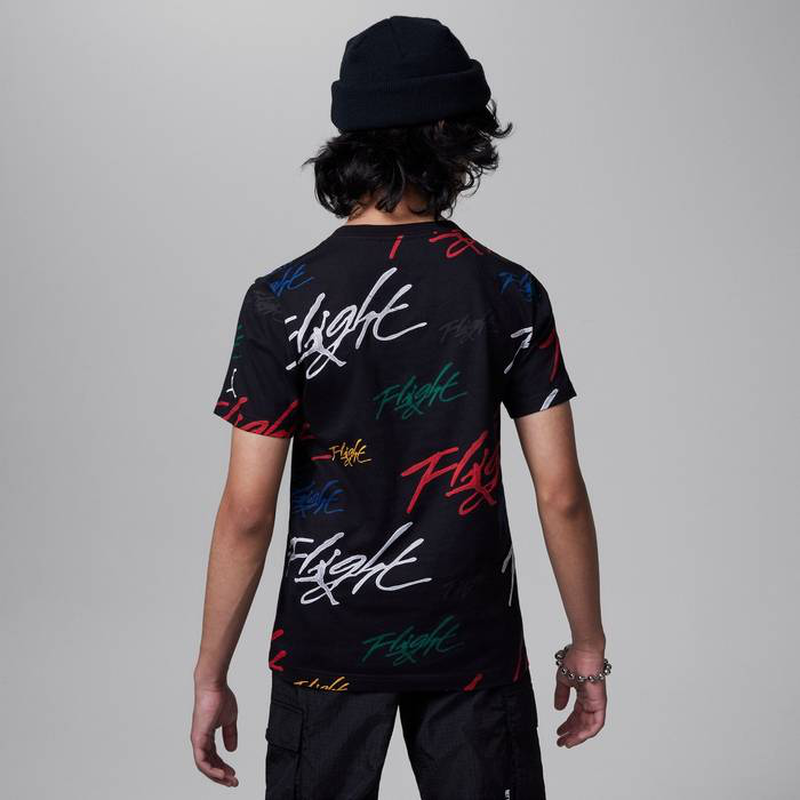 Big kids jdb jm painted flight aop short sleeves top-null