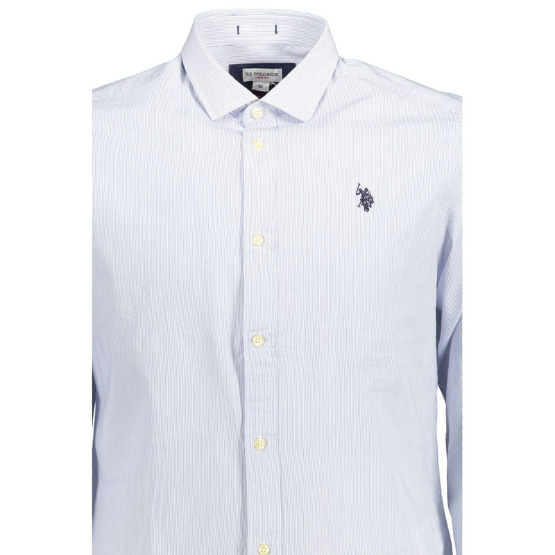 Azzurro cotton men's shirt-null