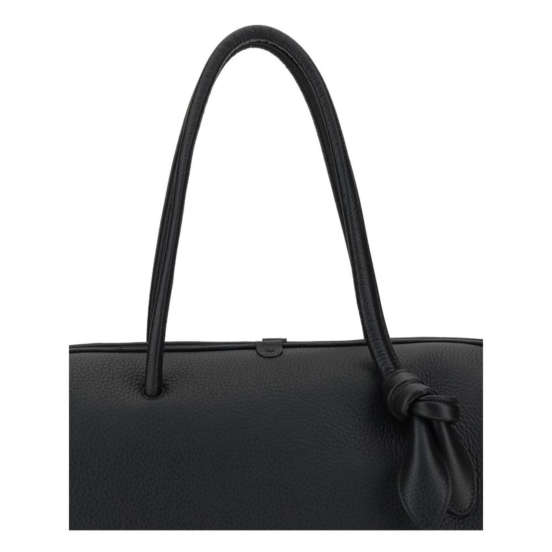 Black calf leather bos taurus handbag-null