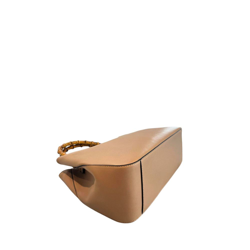 Brown pu women handbag-null
