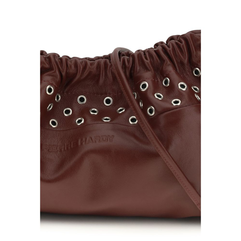 Bordeaux calf leather bos taurus clutch bag-null
