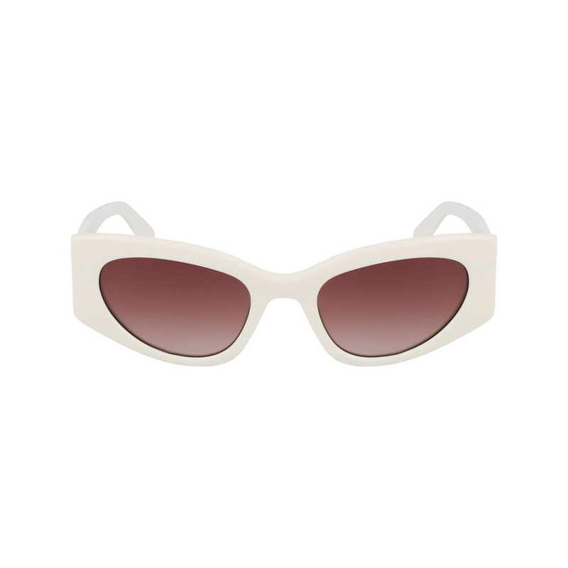 White acetate sunglasses-null