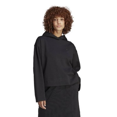 Adidas ess short hoody, Black, medium