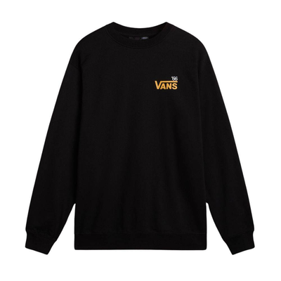 Vans posted loose crew sweater, Black, medium