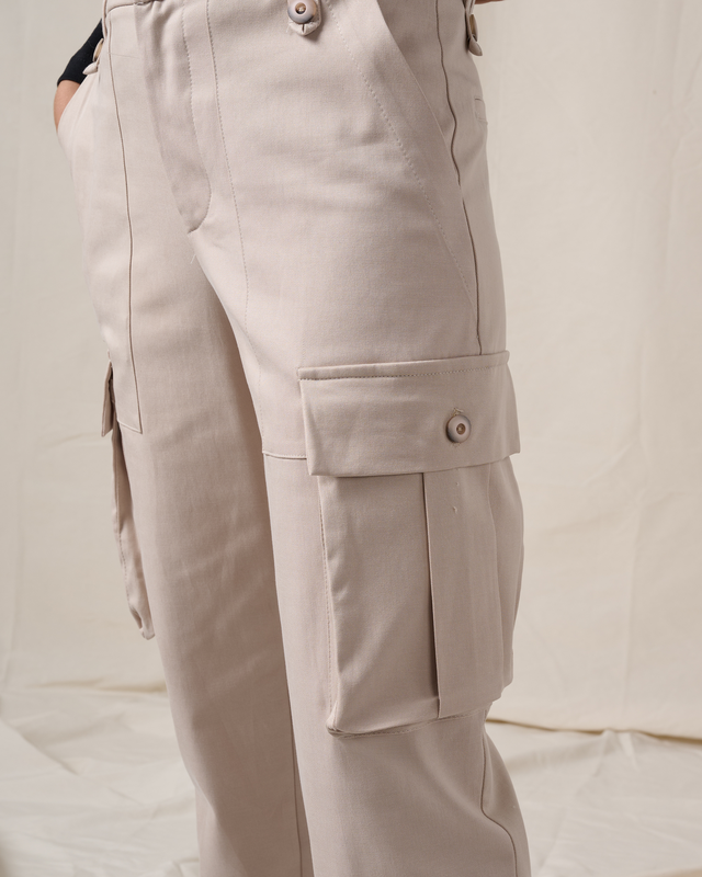 Trouser cotton cargo-null