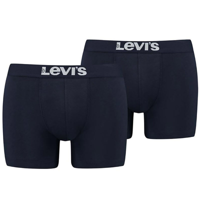 Levis men's solid basic boxers briefs 2-pack navy 905001001-321