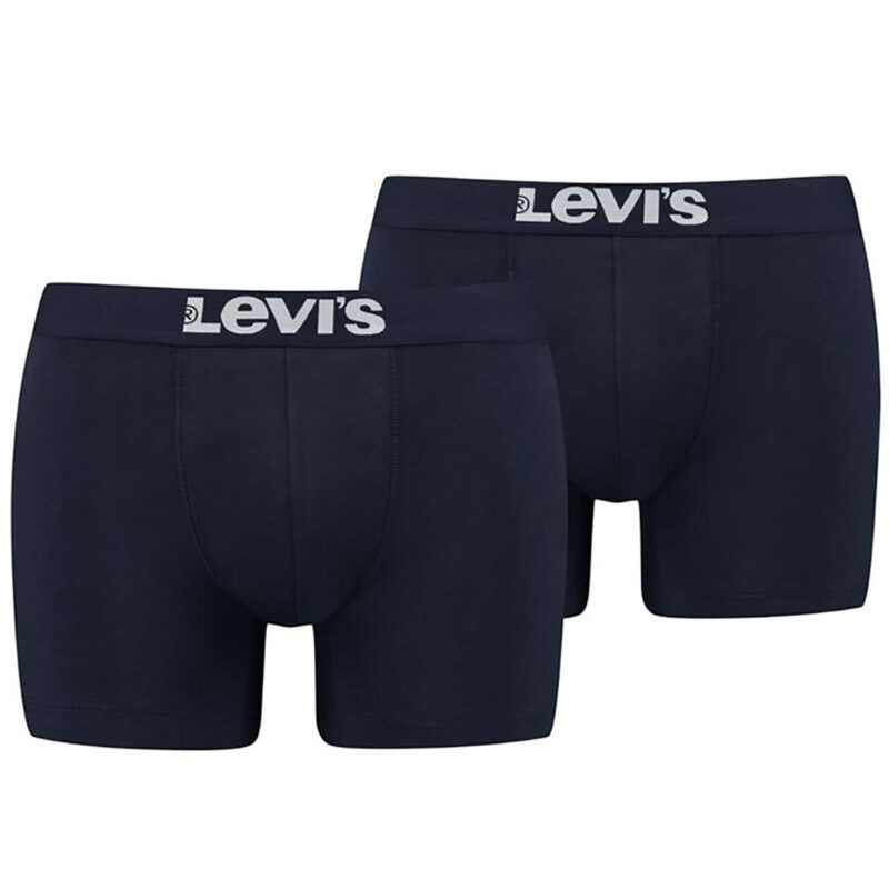 Product image: Levis men's solid basic boxers briefs 2-pack navy 905001001-321-null