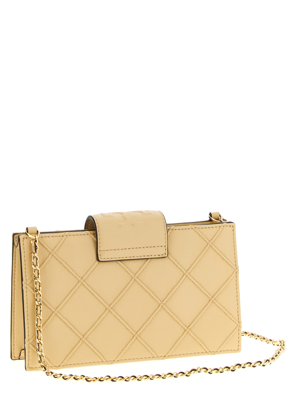 Beige lamb leather cardholder-null