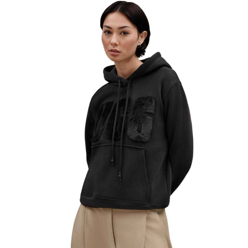 Rey fuzzy logo hoodie-null