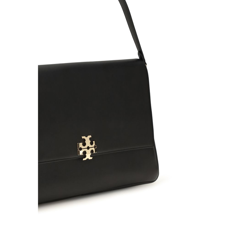 Black calf leather bos taurus shoulder bag-null