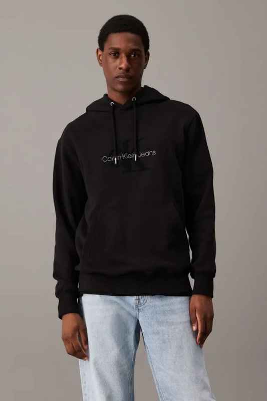 Chenille monologo hoodie-null