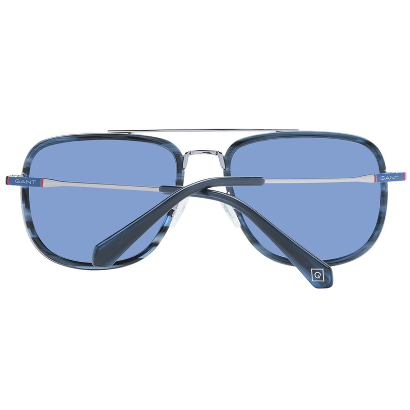 Blue metal sunglasses-null