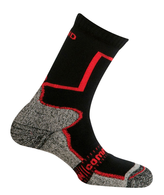 Mund socks pamir s (34-37), Black/red, medium