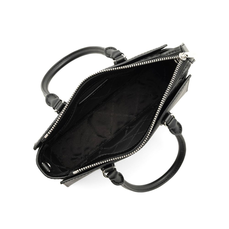 Black canvas handbag-null