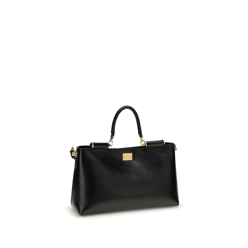Black calf leather bos taurus shoulder bag-null