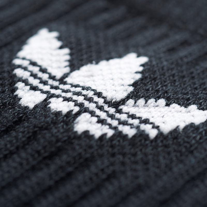 Solid crew sock     black/white-null