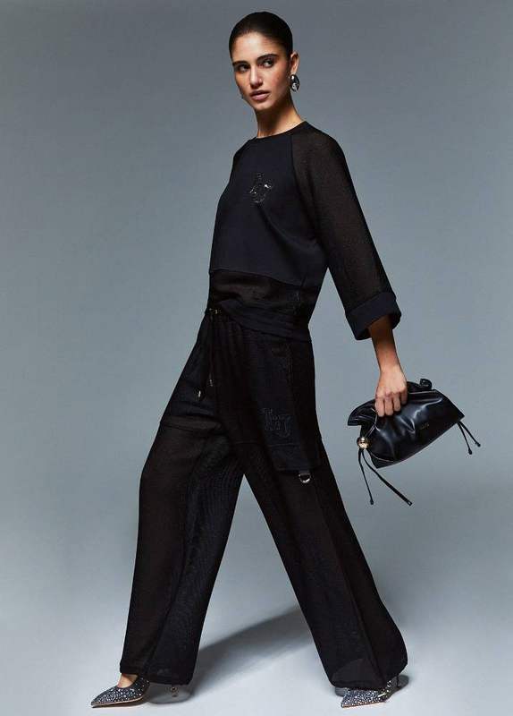Mesh cargo trousers-null