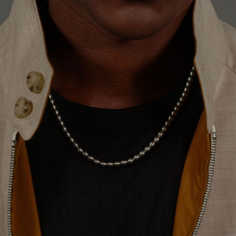 Boss men's jewellery necklace, , medium image number null