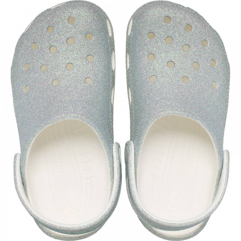 Classic iridescent glitter kids clog-null