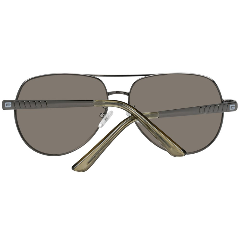 Gray metal sunglasses-null