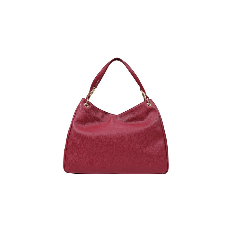 Purple polyethylene handbag-null